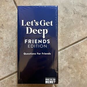 Let's Get Deep Friends Edition The Party Game Full of Hilarious &Unique Question